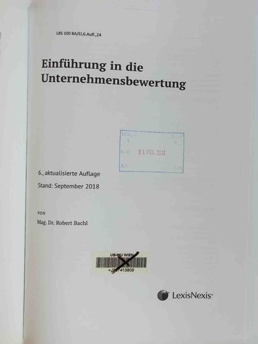 Einführung die - einführung, in