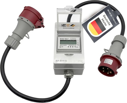 Cee 16a mobile stromzähler - 16a,
